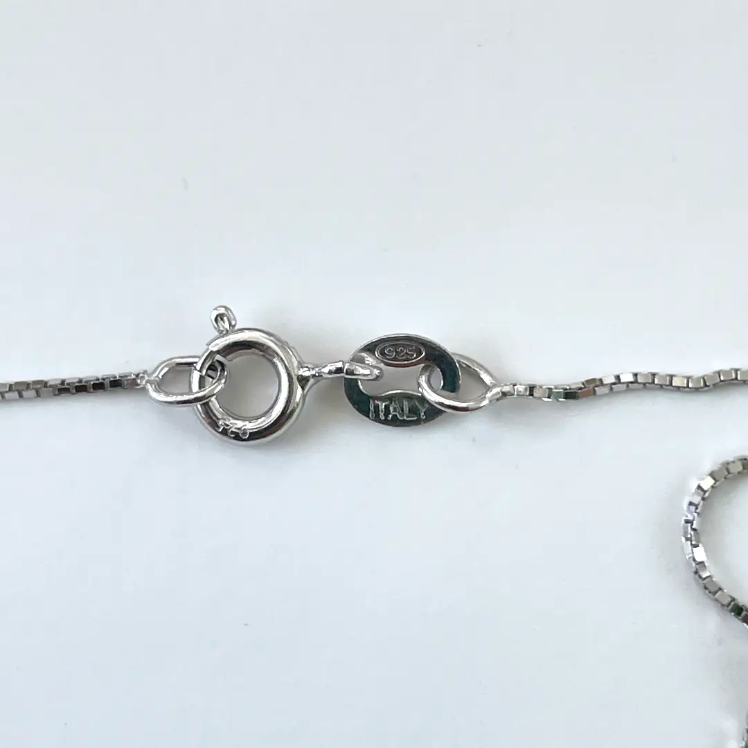 Collana Croce Argento 925 Donna 45 0 50 cm | Ciondolo Croce Pavé Zirconi Bianchi | Girocollo Croce - immagine 5