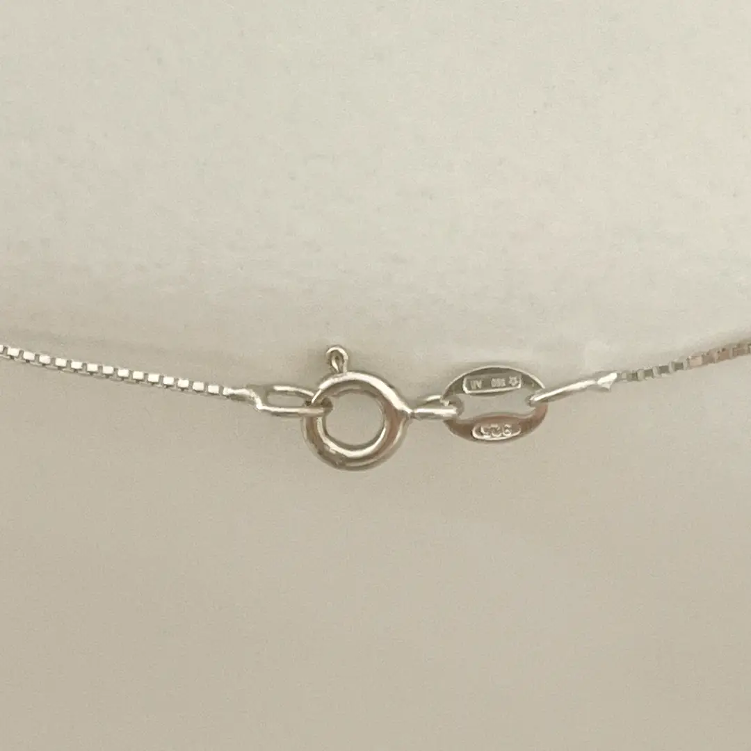 Collana Croce Argento 925 Donna 45 o 50 cm | Ciondolo Croce Doppia con Zirconi Fucsia e Bianchi | Girocollo - immagine 5